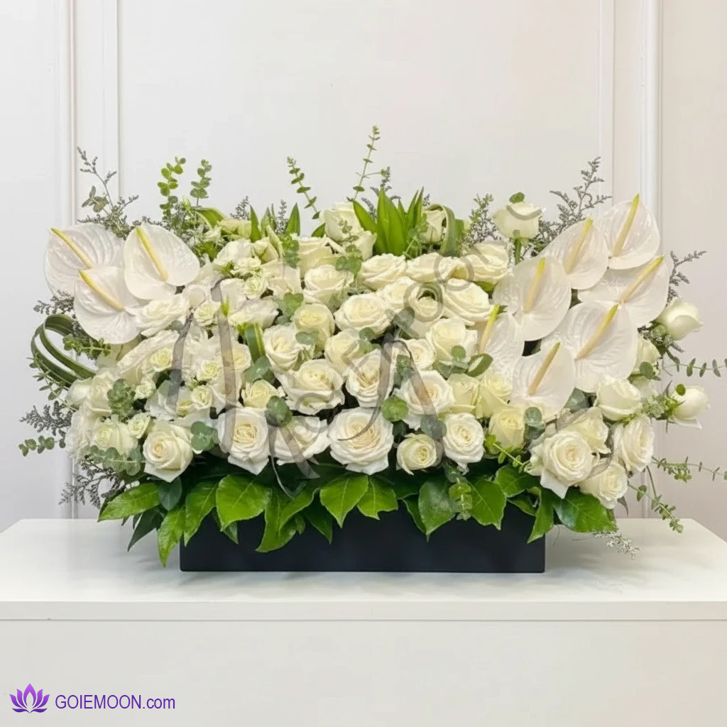 خرید سبد گل ترحیم نورا خرید سبد گل ترحیم نورا