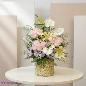 خرید خرید سبد گل آریانا