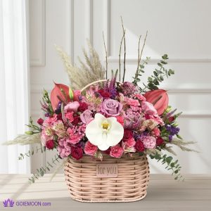 خرید سبد گل آتا