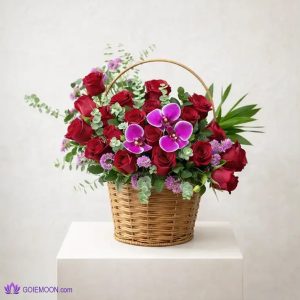 خرید سبد گل دیبا