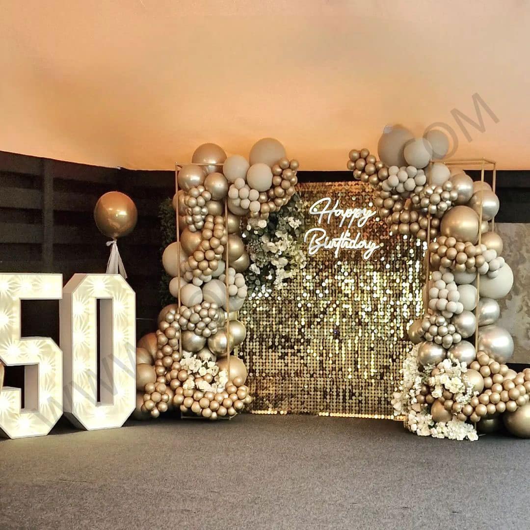 1 خرید بادکنک آرایی تولد 50 سالگی