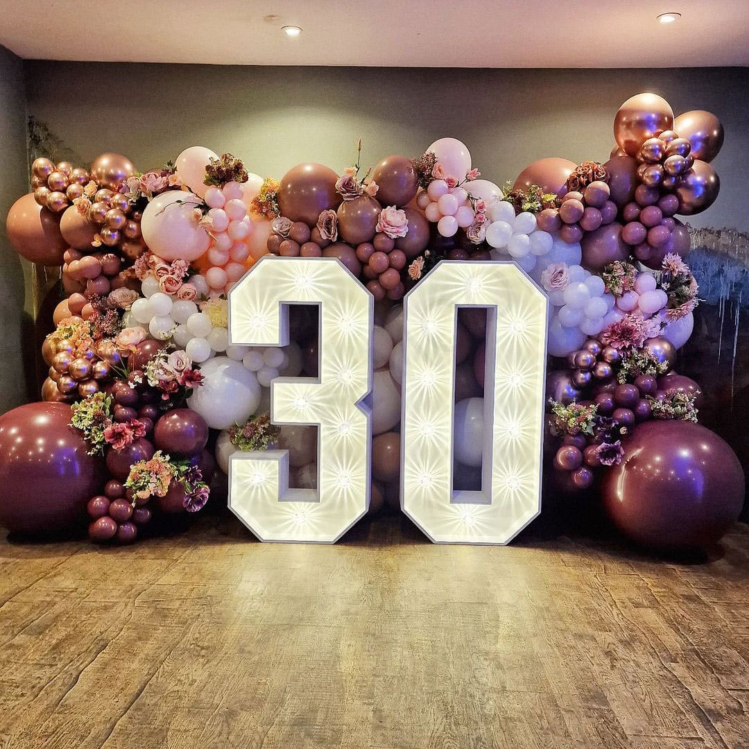 20 خرید بادکنک آرایی تولد 30 سالگی