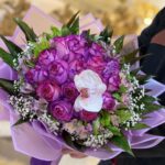 خرید دسته گل بنفشه