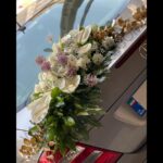 خرید گل آرایی ماشین عروس اماندا