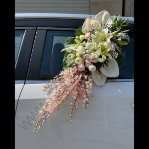 خرید گل آرایی ماشین عروس آرنا