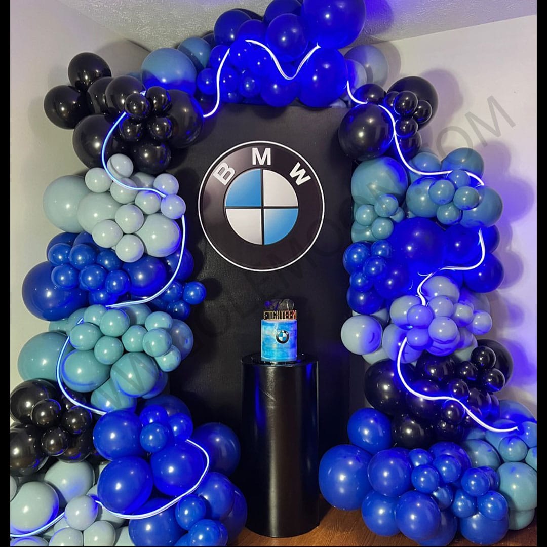 8 خرید بادکنک آرایی مدل BMW