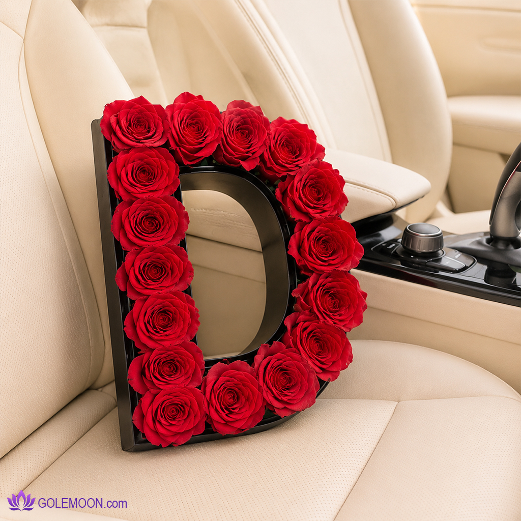 خرید باکس گل حرف D خرید باکس گل حرف D