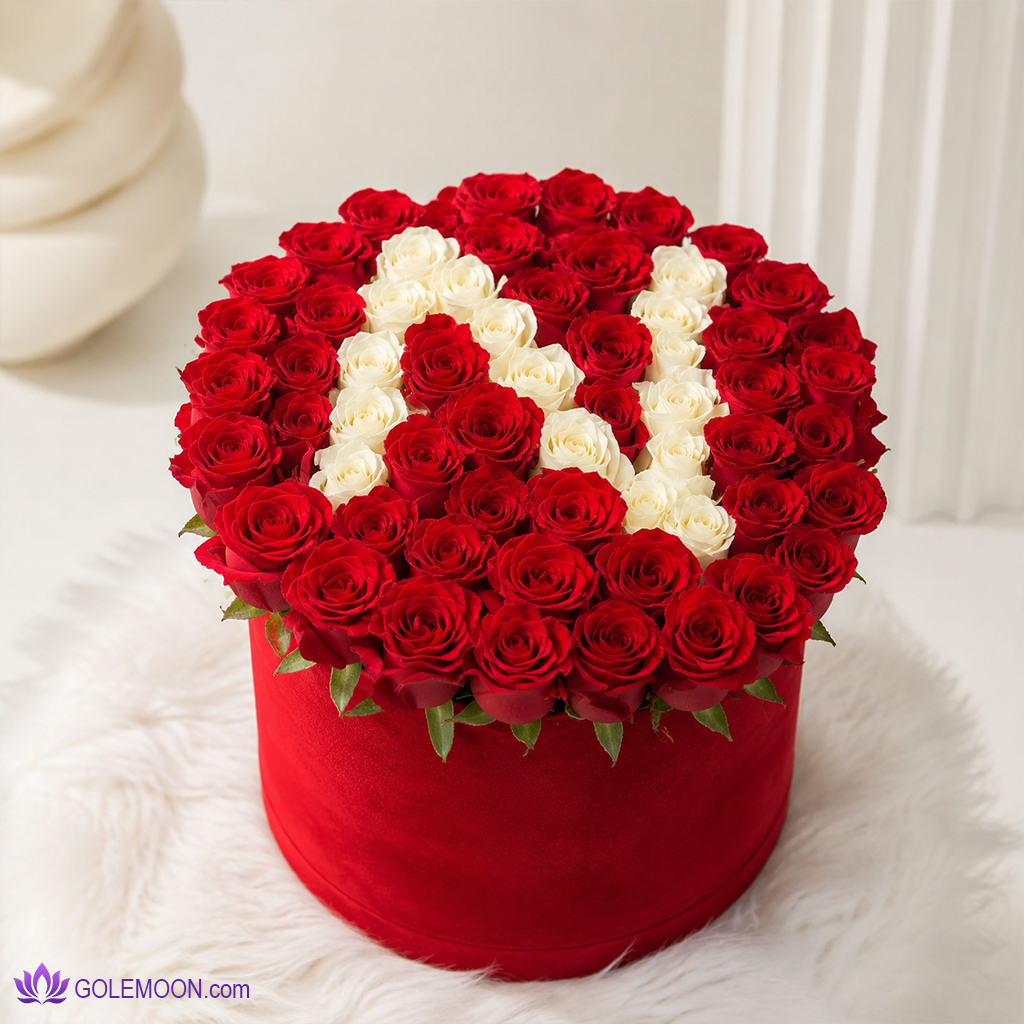 خرید باکس گل حرف N 2 خرید باکس گل حرف N 2