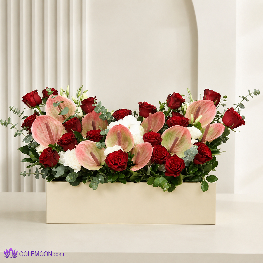 خرید باکس گل سوفیا خرید باکس گل سوفیا