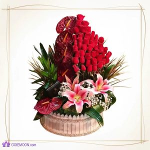 خرید سبد گل تامای