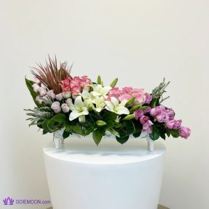 خرید سبد گل کاکوتی