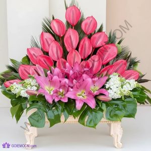 خرید سبد گل گونای