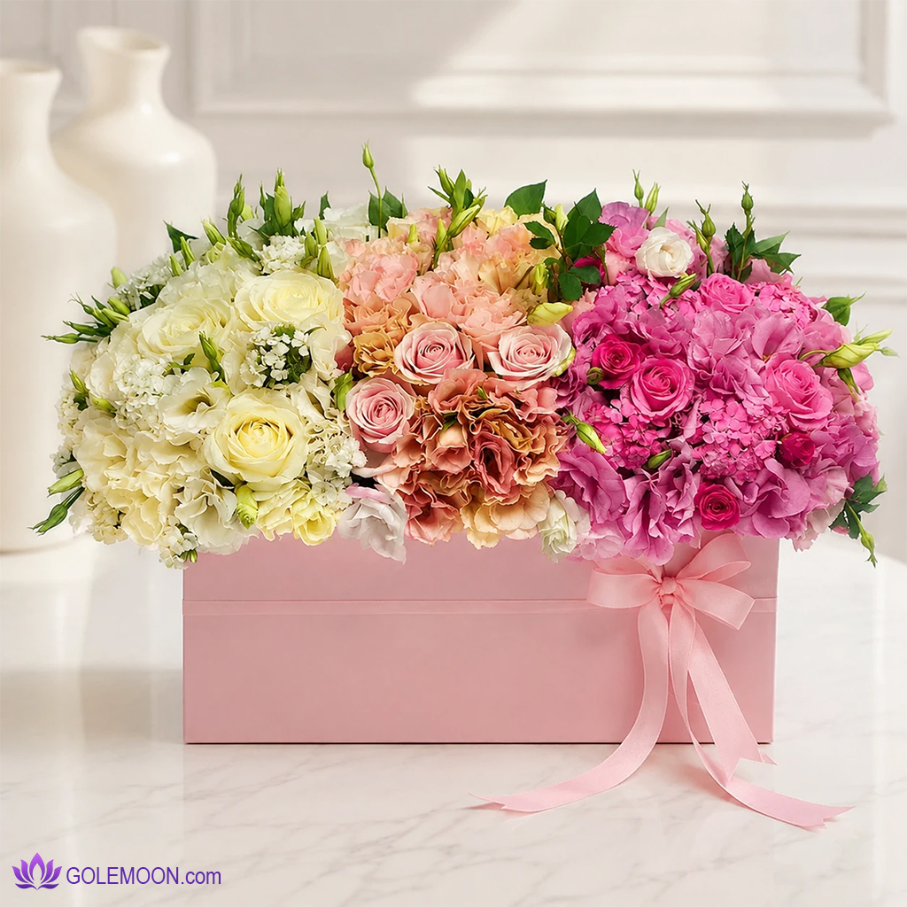 خرید باکس گل آسنات خرید باکس گل آسنات