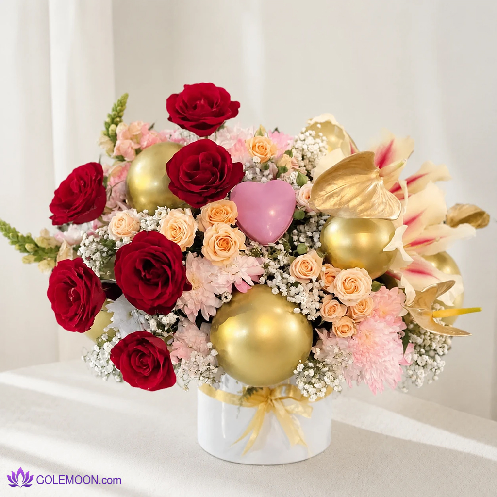 خرید باکس گل آلیسا خرید باکس گل آلیسا