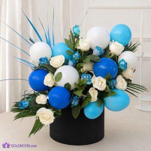 خرید باکس گل تولد آژند