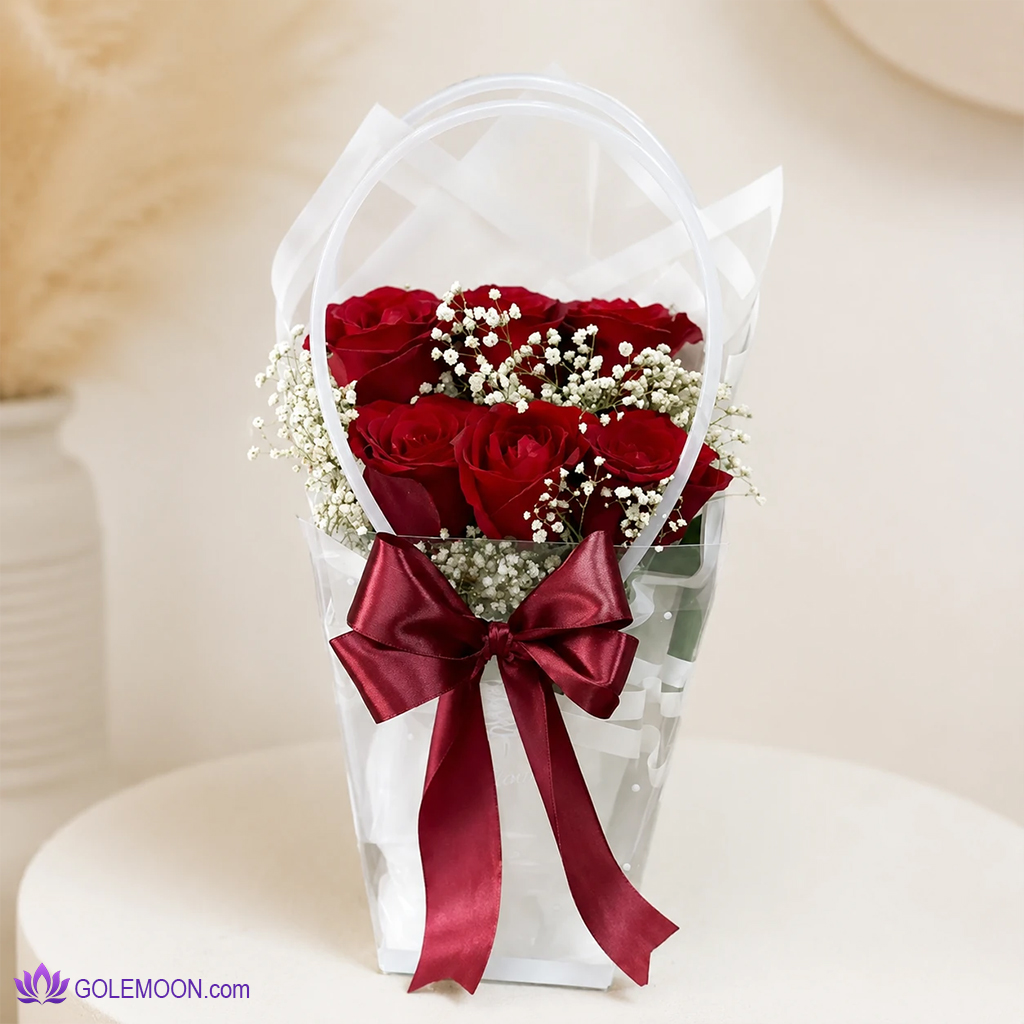 خرید باکس گل لافا خرید باکس گل لافا