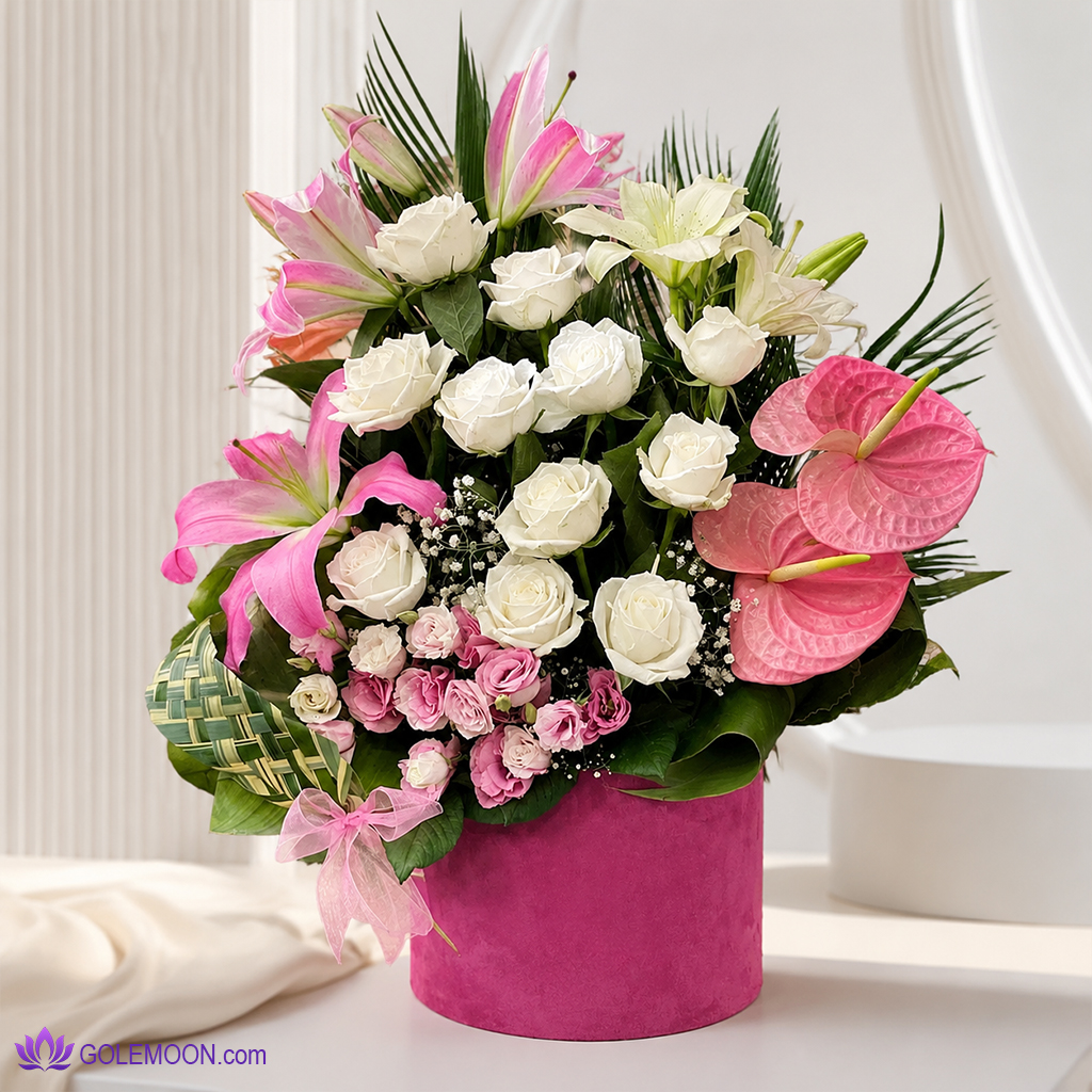 خرید باکس گل کاترینا خرید باکس گل کاترینا