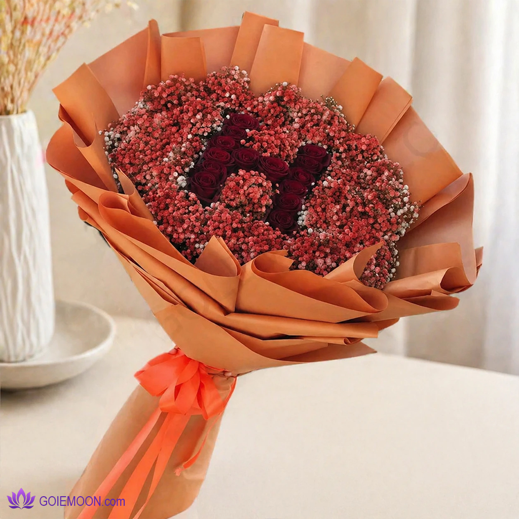 خرید دسه گل حرف H خرید دسه گل حرف H