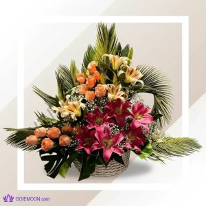 خرید سبد گل آتنه