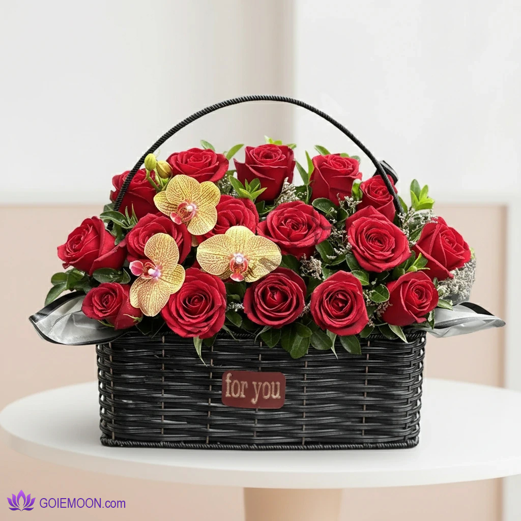 خرید سبد گل فرانسیین خرید سبد گل فرانسیین