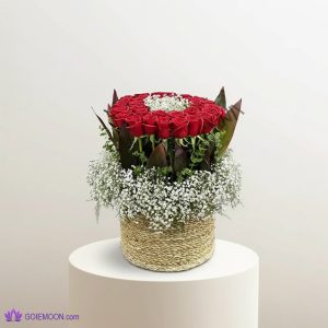 خرید سبد گل فیروزا