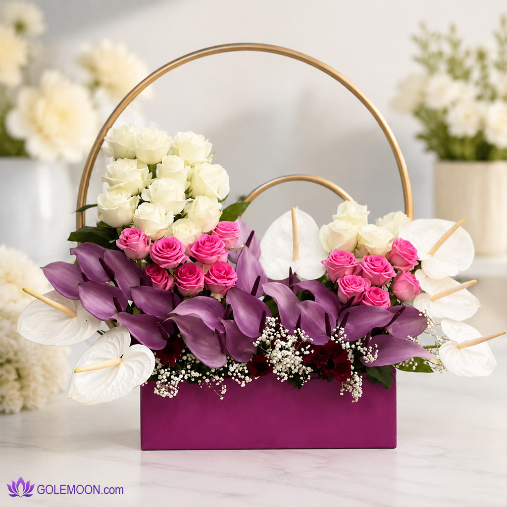 خرید باکس گل همتا خرید باکس گل همتا