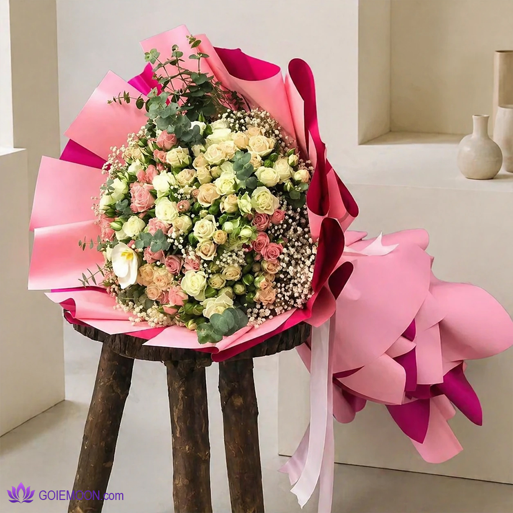 خرید دسته گل دینا خرید دسته گل دینا