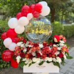 خرید باکس گل تولد بهنوش