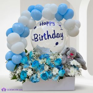 خرید باکس گل تولد بردیا