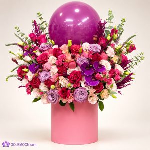 خرید باکس گل تولد سوزان