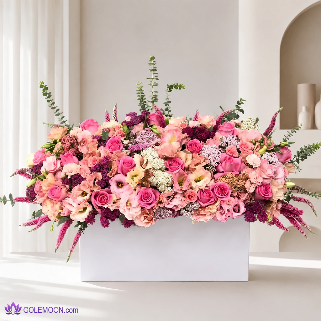 خرید باکس گل ژینوس خرید باکس گل ژینوس