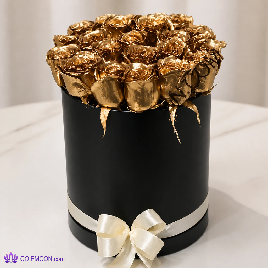خرید باکس گل کاتلین خرید باکس گل کاتلین
