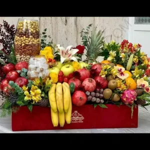 خرید باکس گل و میوه سارا