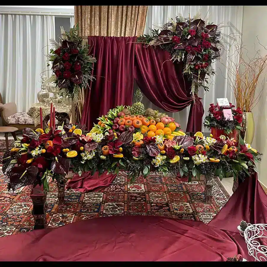 گل آرایی شب یلدا 3 خرید گل آرایی شب یلدا 3