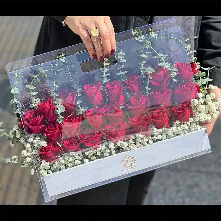 خرید باکس گل توتیا