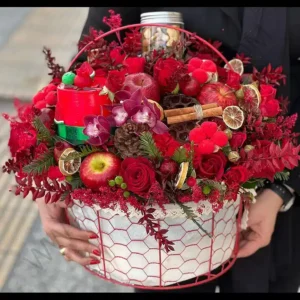خرید باکس گل و میوه لیانا