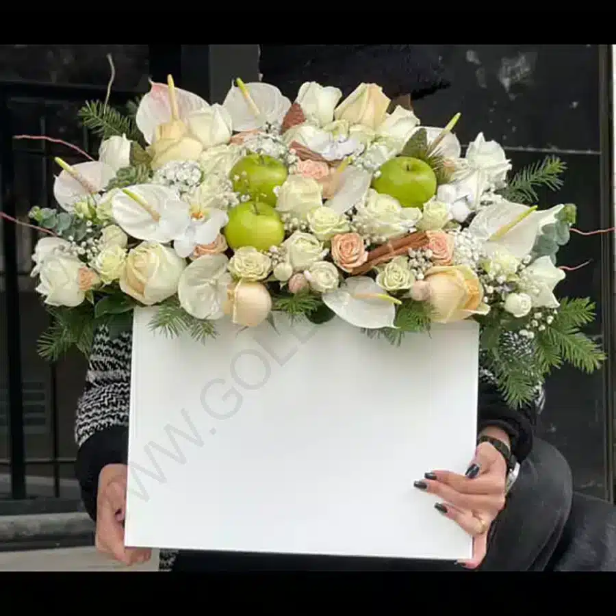 باکس گل و میوه فرمهر خرید باکس گل و میوه فرمهر