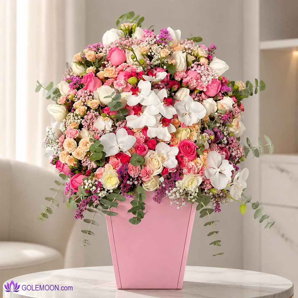 خرید باکس گل آتریسا خرید باکس گل آتریسا