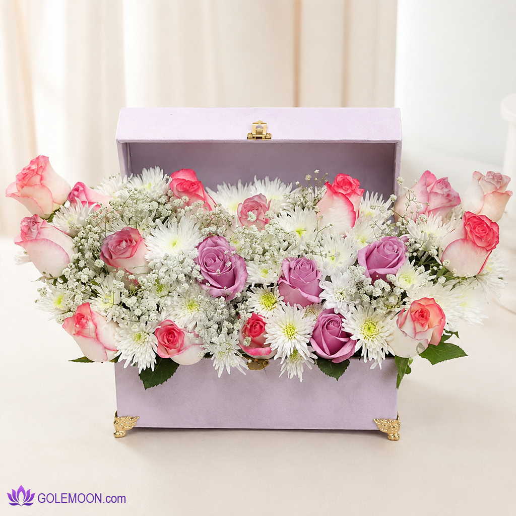 خرید باکس گل آذین خرید باکس گل آذین