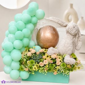 خرید باکس گل تبسم