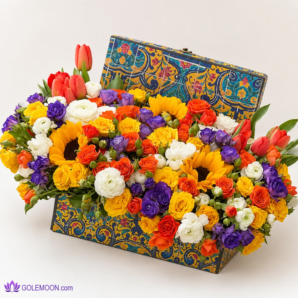 خرید باکس گل رایان خرید باکس گل رایان