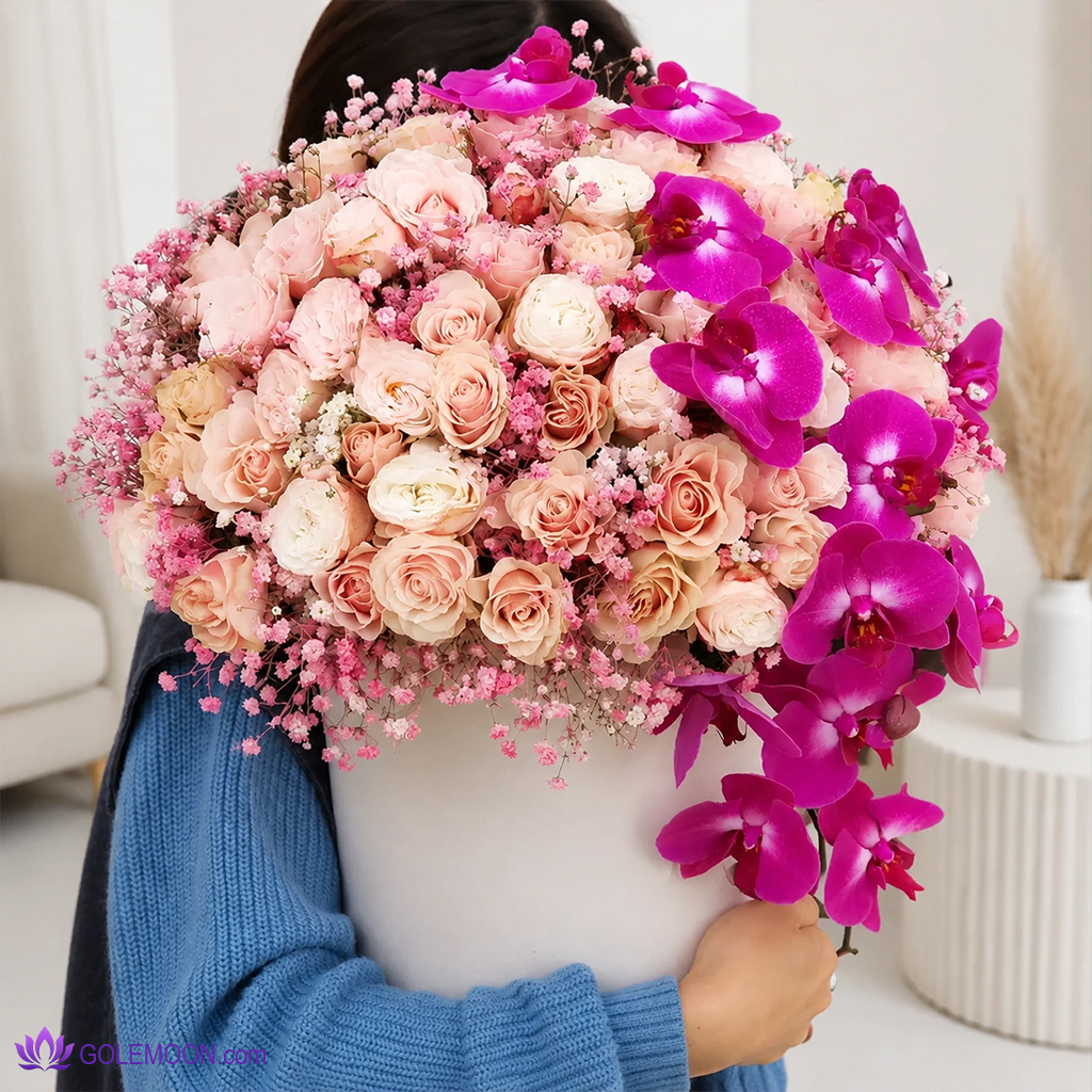 خرید باکس گل سولماز خرید باکس گل سولماز