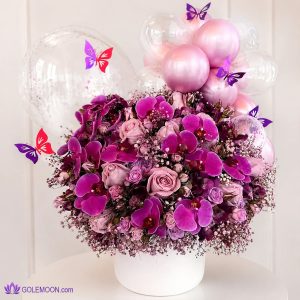 خرید باکس گل مانلی