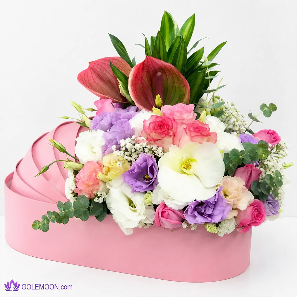 خرید باکس گل نوزاد هارپر خرید باکس گل نوزاد هارپر
