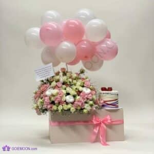 خرید باکس گل چکاوک