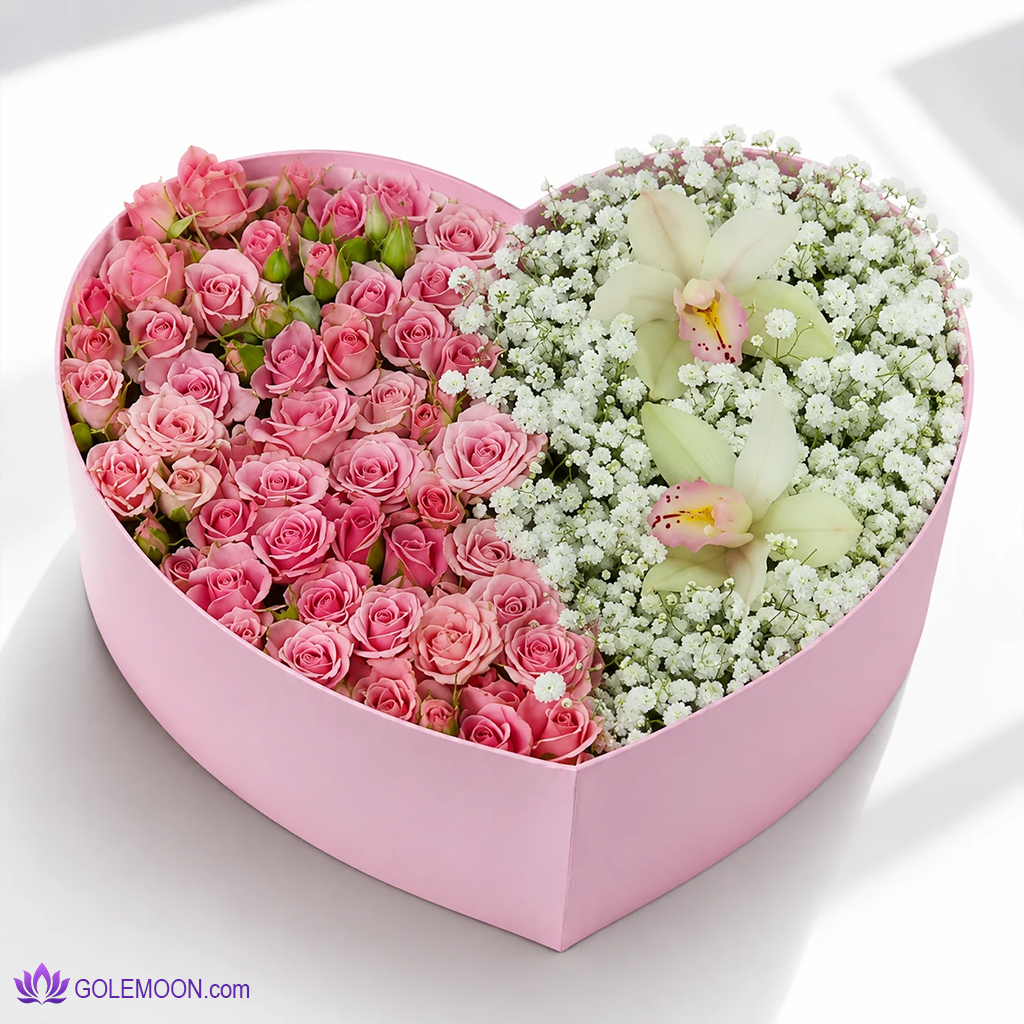 خرید باکس گل کیانا خرید باکس گل کیانا