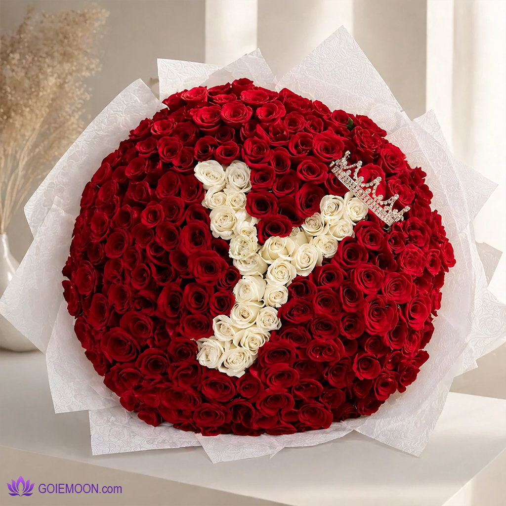 خرید دسته گل حرف Y 2 خرید دسته گل حرف Y 2