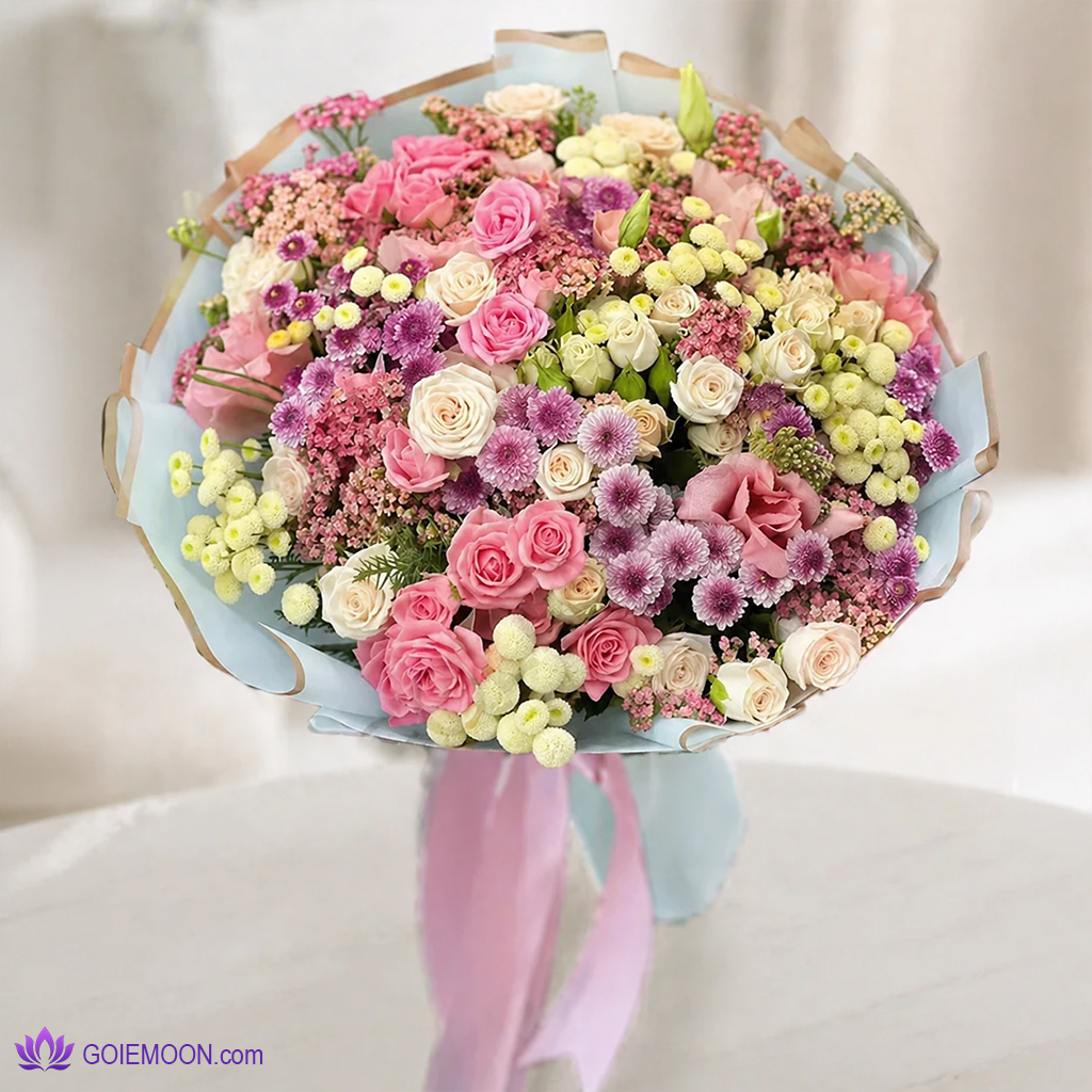 خرید دسته گل سالومه خرید دسته گل سالومه
