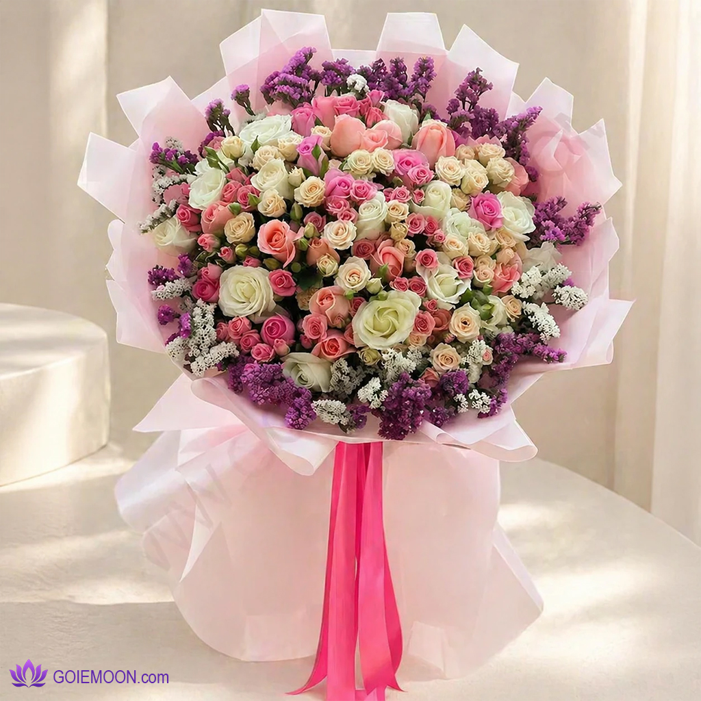 خرید دسته گل پریسان خرید دسته گل پریسان