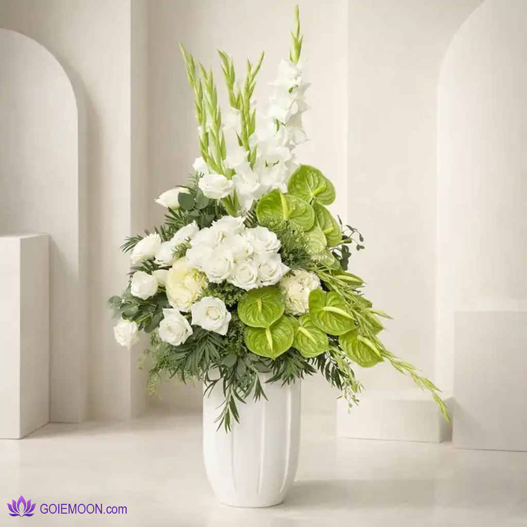 خرید سبد گل ترحیم ماهک خرید سبد گل ترحیم ماهک